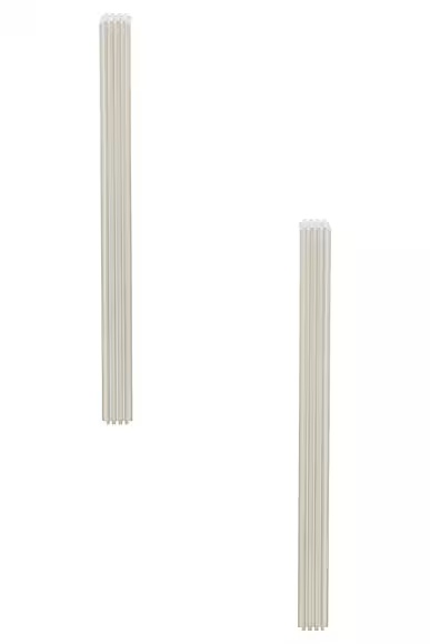 Empire Long Earrings Silver