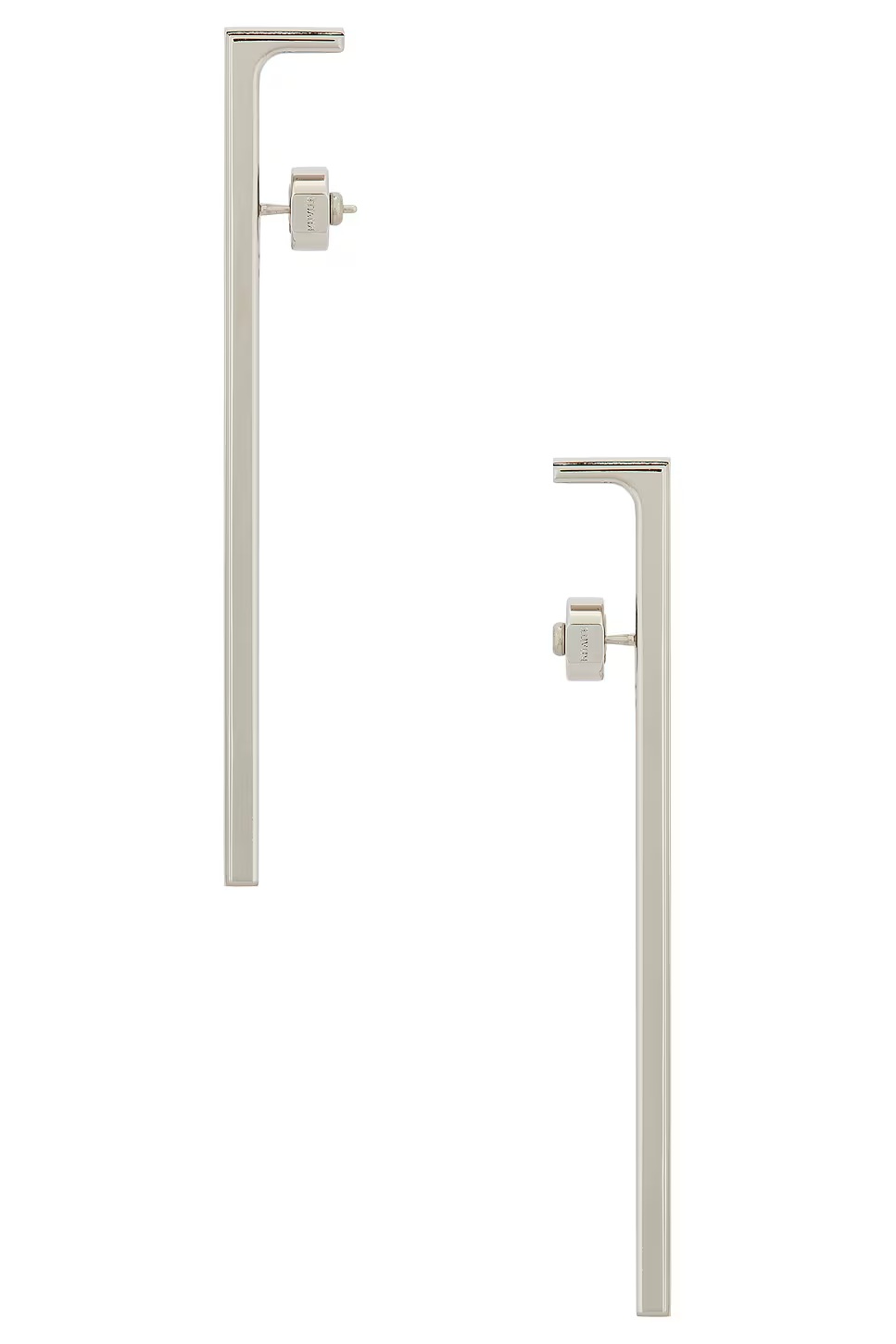 Empire Long Earrings Silver