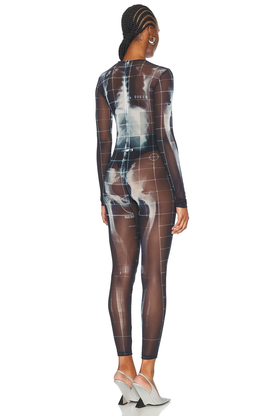 Squeletor Catsuit Black, Navy, & Light Blue