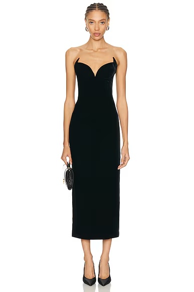 Sleeveless Gown Black