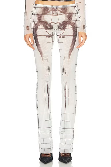 Squeletor Trouser White & Black