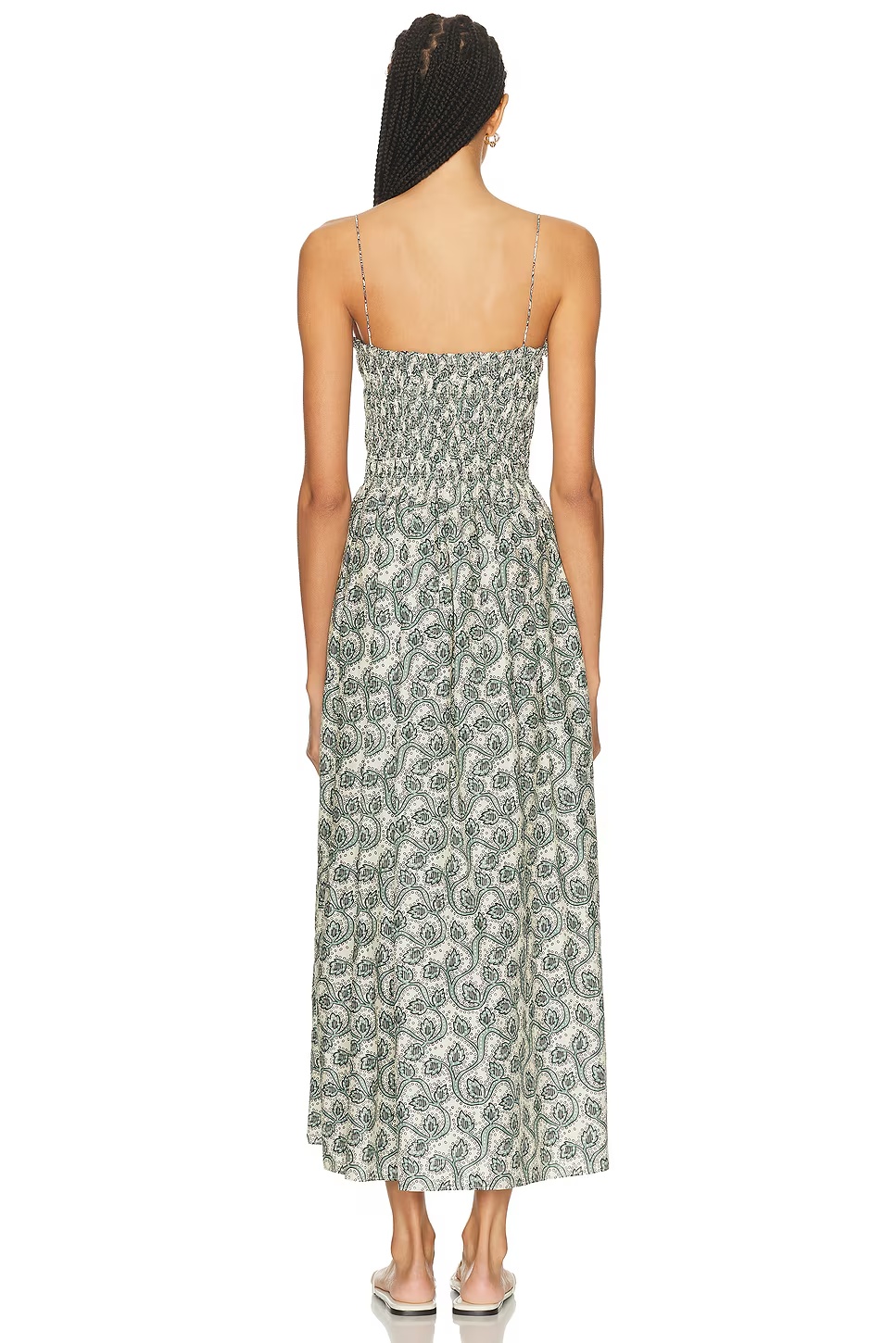 Shirred Bodice Dress Vine