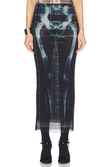 Squeletor Skirt Black, Navy, & Light Blue