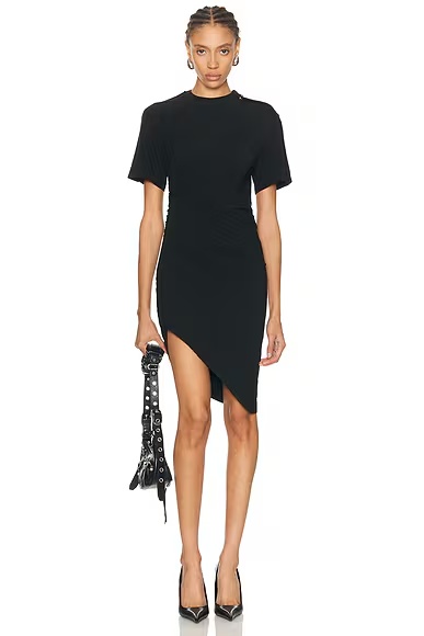 Short Sleeve Dress Black