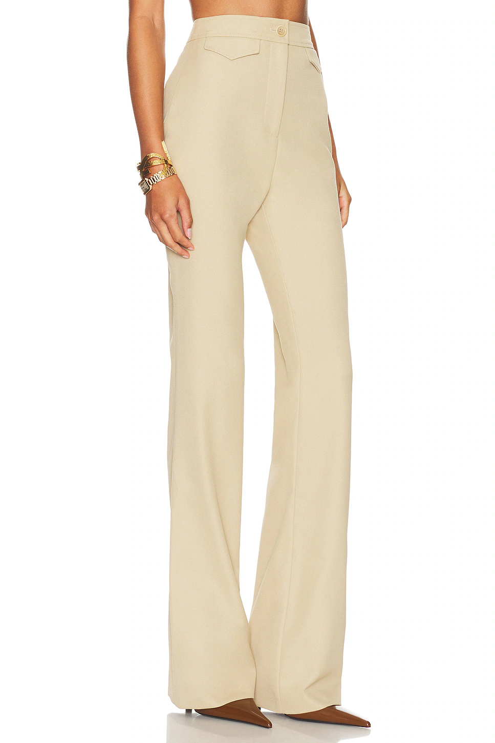 The Kick Flare Suit Pant Camel