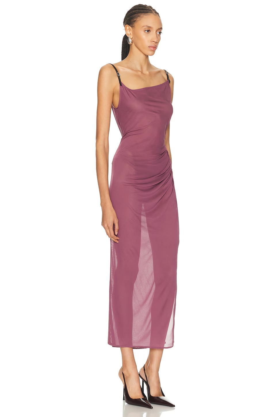 Asymmetrical Dress Antique Pink
