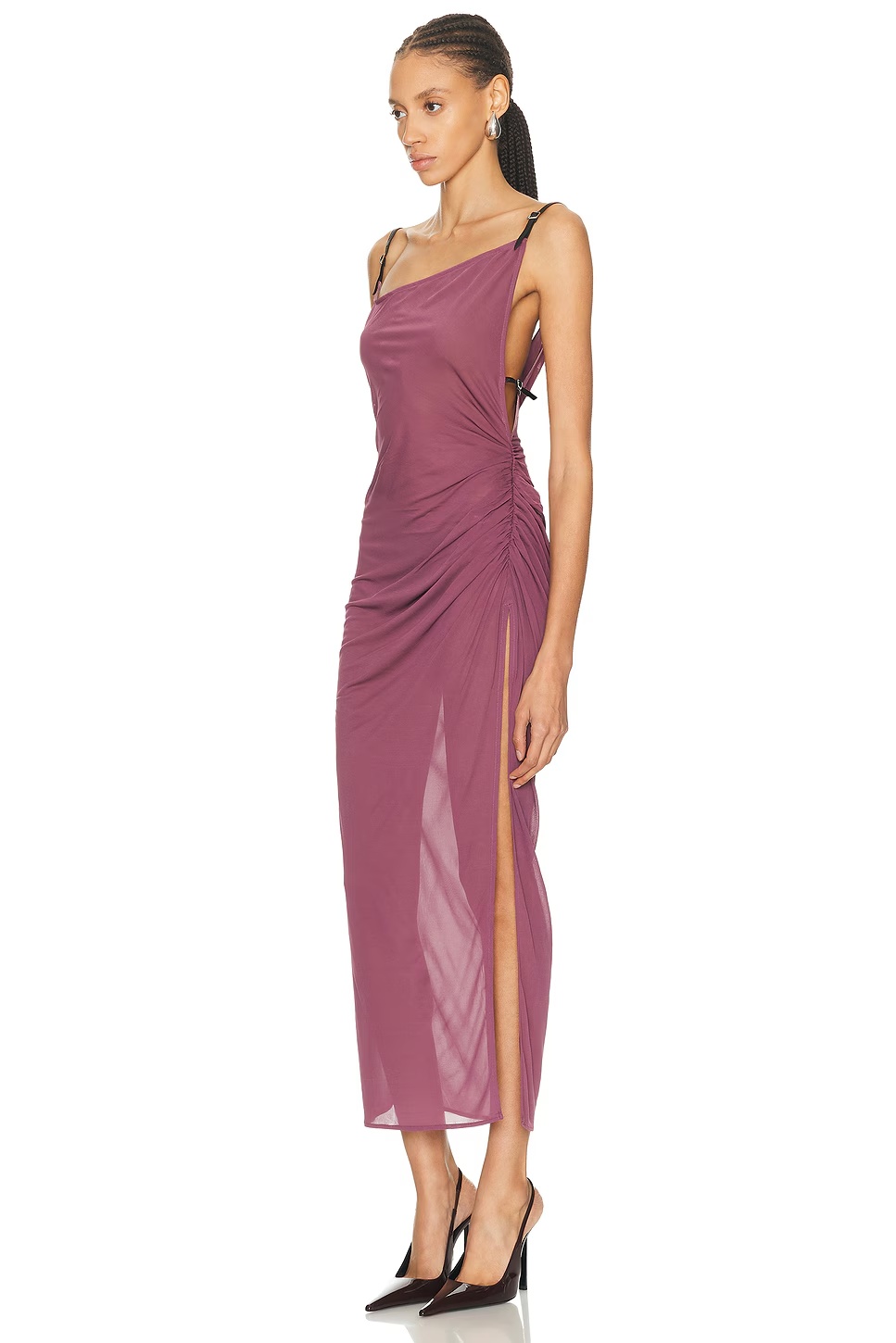 Asymmetrical Dress Antique Pink
