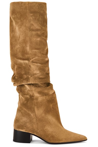 Andee Over The Knee Slouchy Boot Taupe