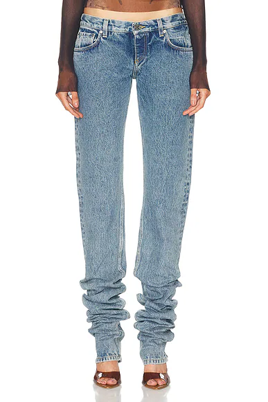 X Shayne Oliver Skinny Leg Jeans Light Blue