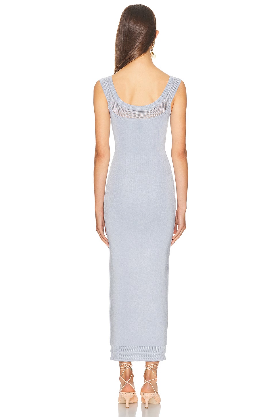 Brie Midi Dress Sky Blue