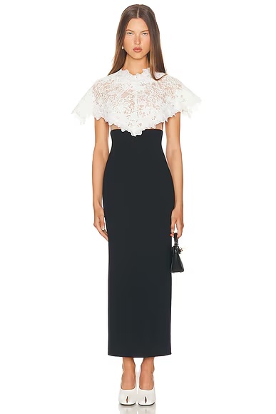 The Marchioness Midi Dress Black