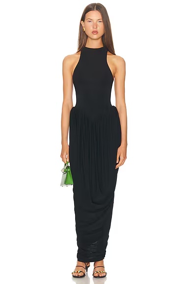 The Duchess Jersey Dress Black