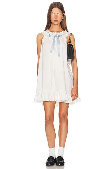 Summer Vintage Nightgown White