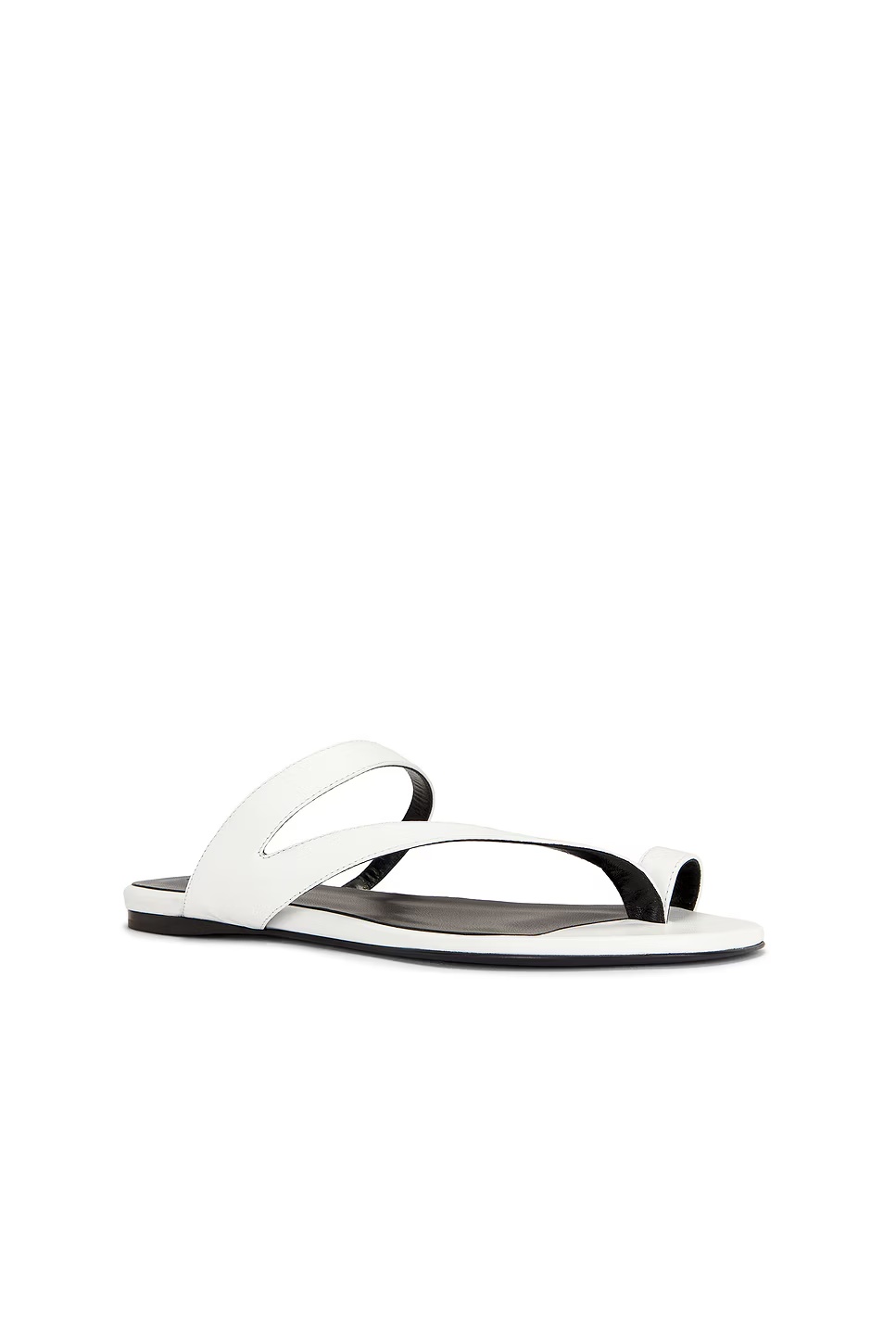 Aimee Flat Sandal Optic White