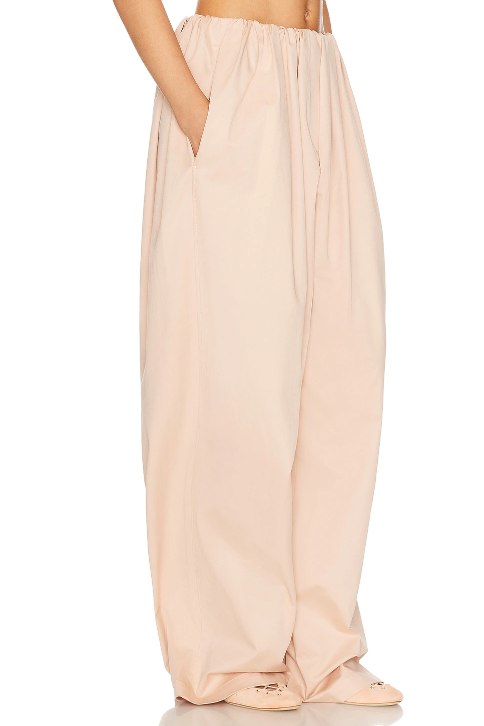 Cotton Twill Puff Pant Shell