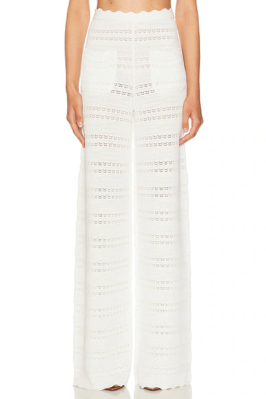 Kaitltn Scalloped Pant Ivory