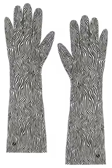 for FWRD Essential Long Gloves Striped Noir