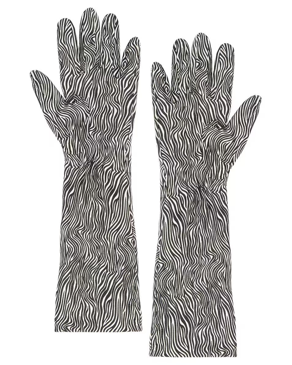 for FWRD Essential Long Gloves Striped Noir