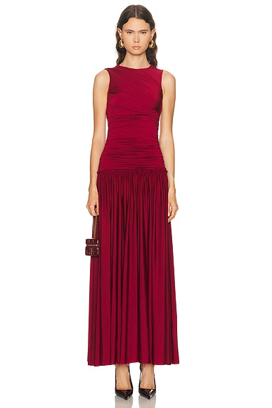 for FWRD Alina Dress Burgundy