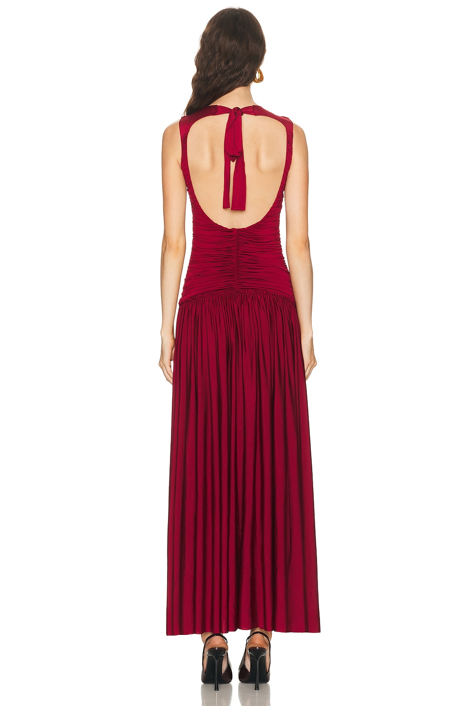 for FWRD Alina Dress Burgundy