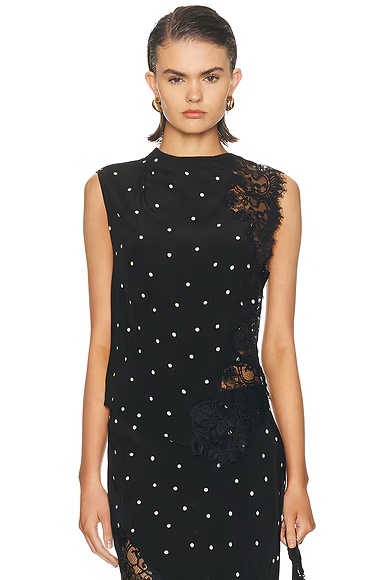 Gracie Top Black & Cream