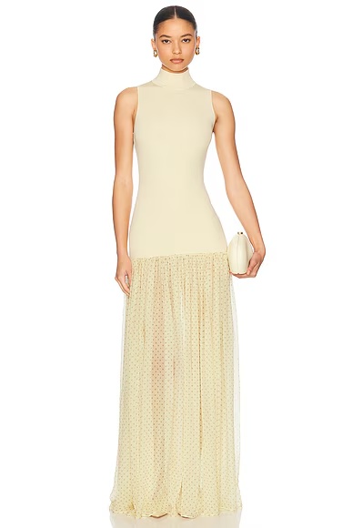 Costanza Gown Butter Yellow