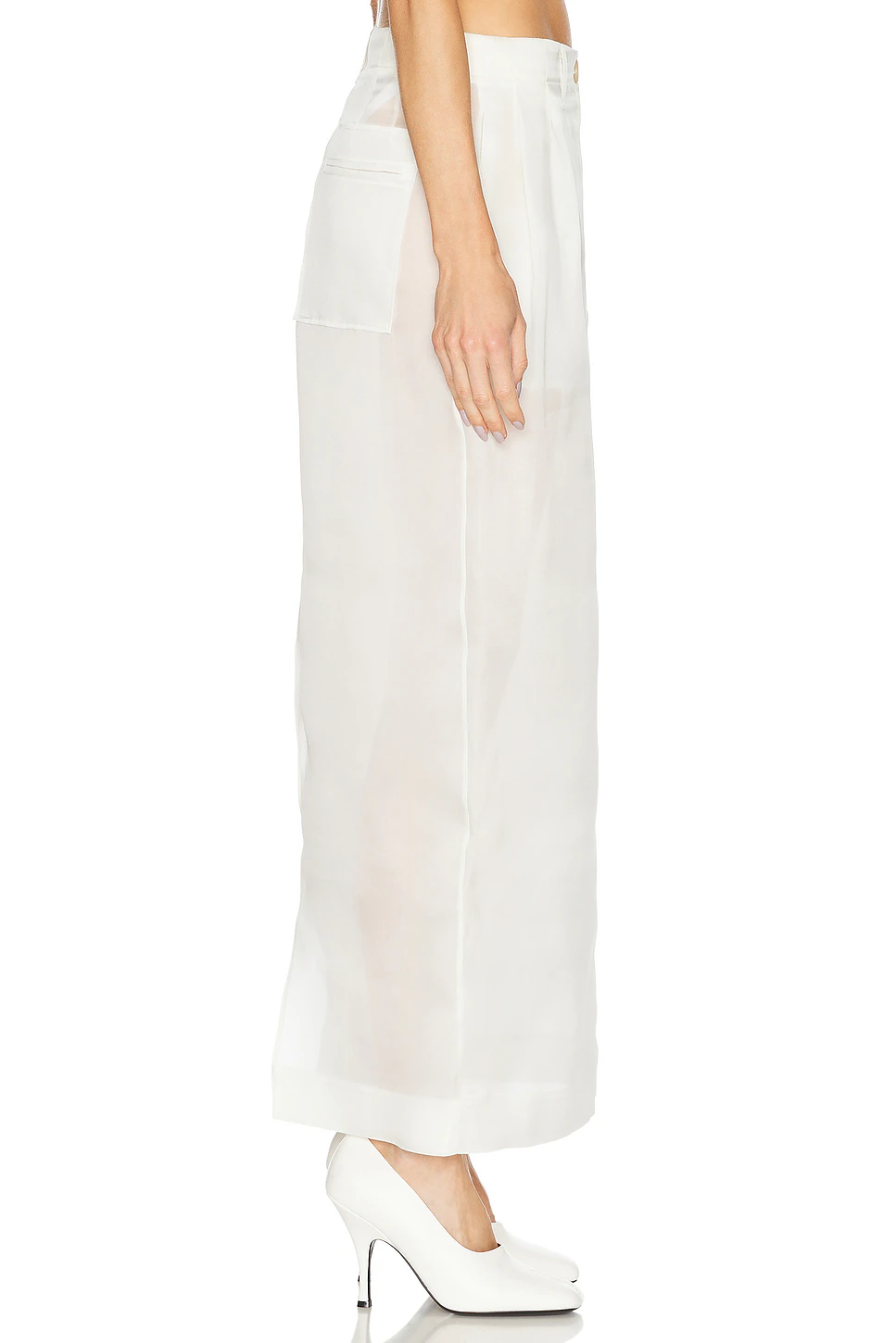 Lucian Organza Skirt Chalk