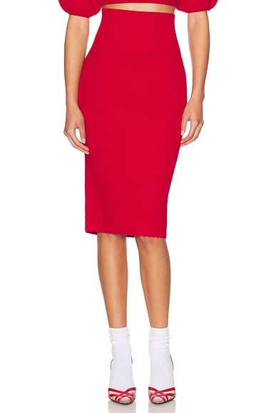 Luella Midi Skirt Red