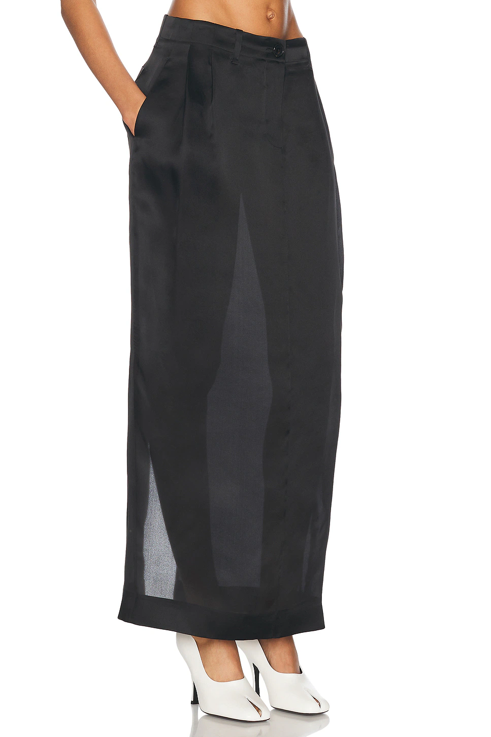 Lucian Organza Skirt Black