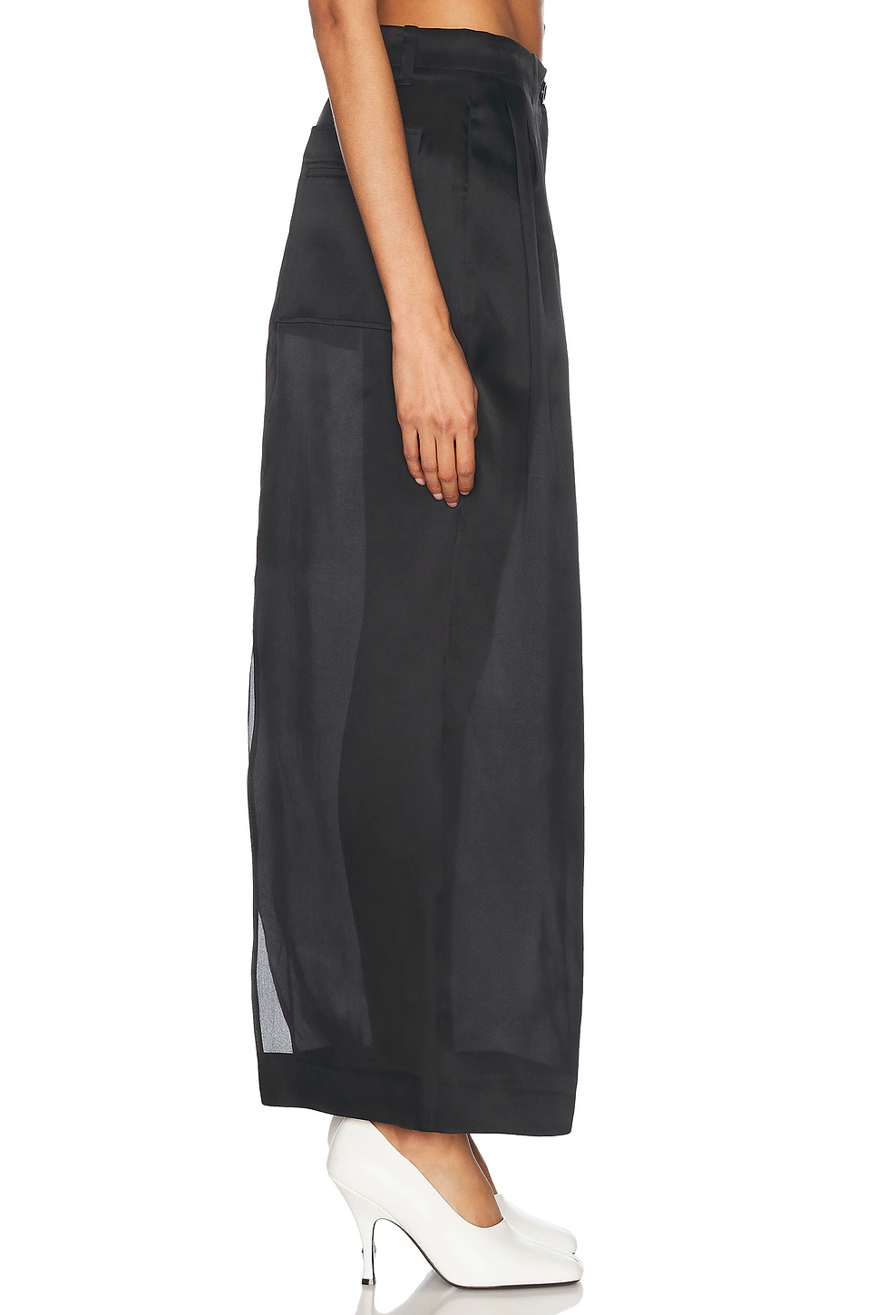 Lucian Organza Skirt Black