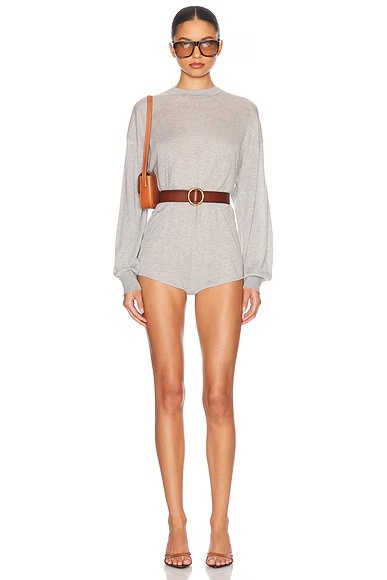 Aurinda Romper Heather Grey
