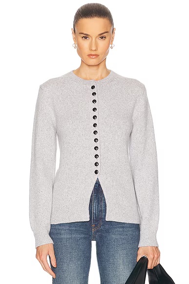 Josette Cashmere Cardigan Dove
