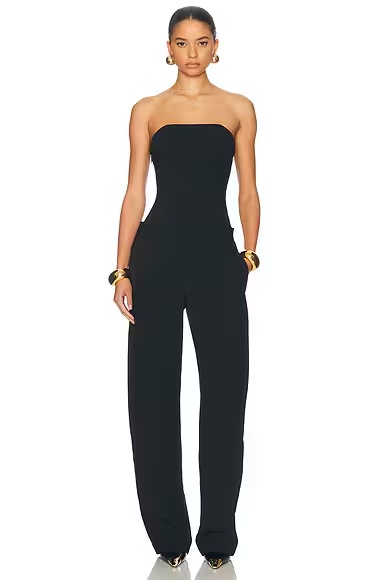 The Heavy Crepe Jumpsuit Black