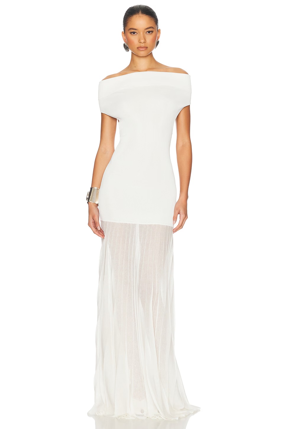 Jazzlyn Maxi Knit Dress Ivory