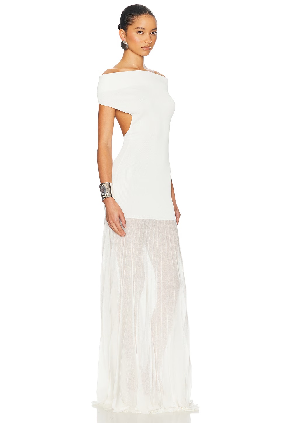 Jazzlyn Maxi Knit Dress Ivory