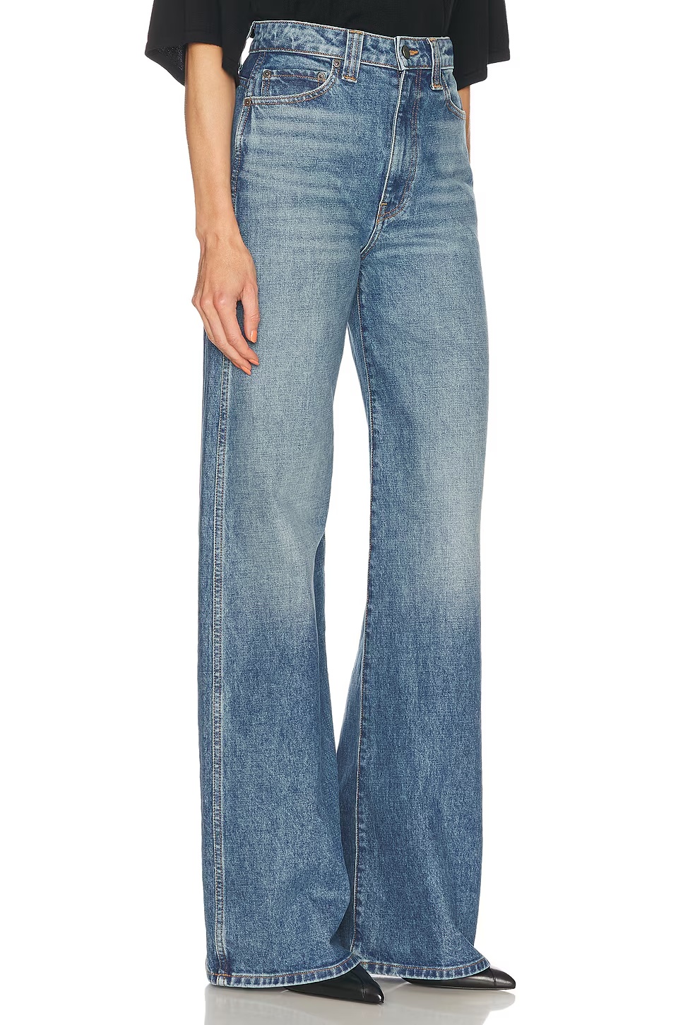 Dane Flare Leg Jeans Heath