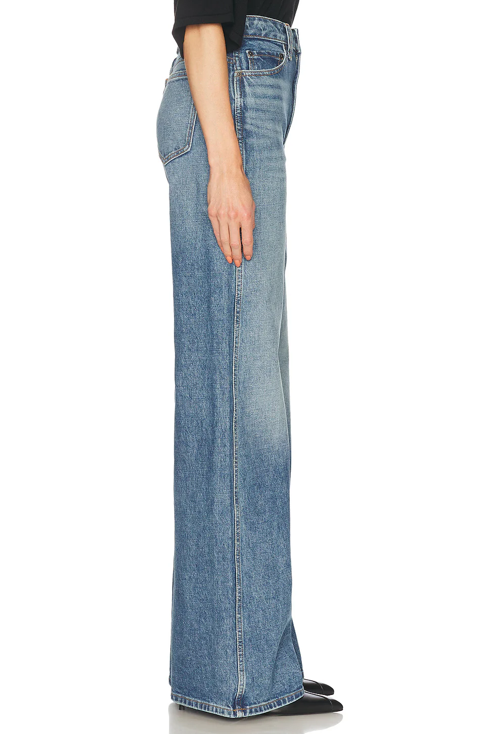 Dane Flare Leg Jeans Heath