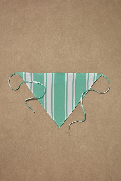 for FWRD Headscarf White & Mint Stripes