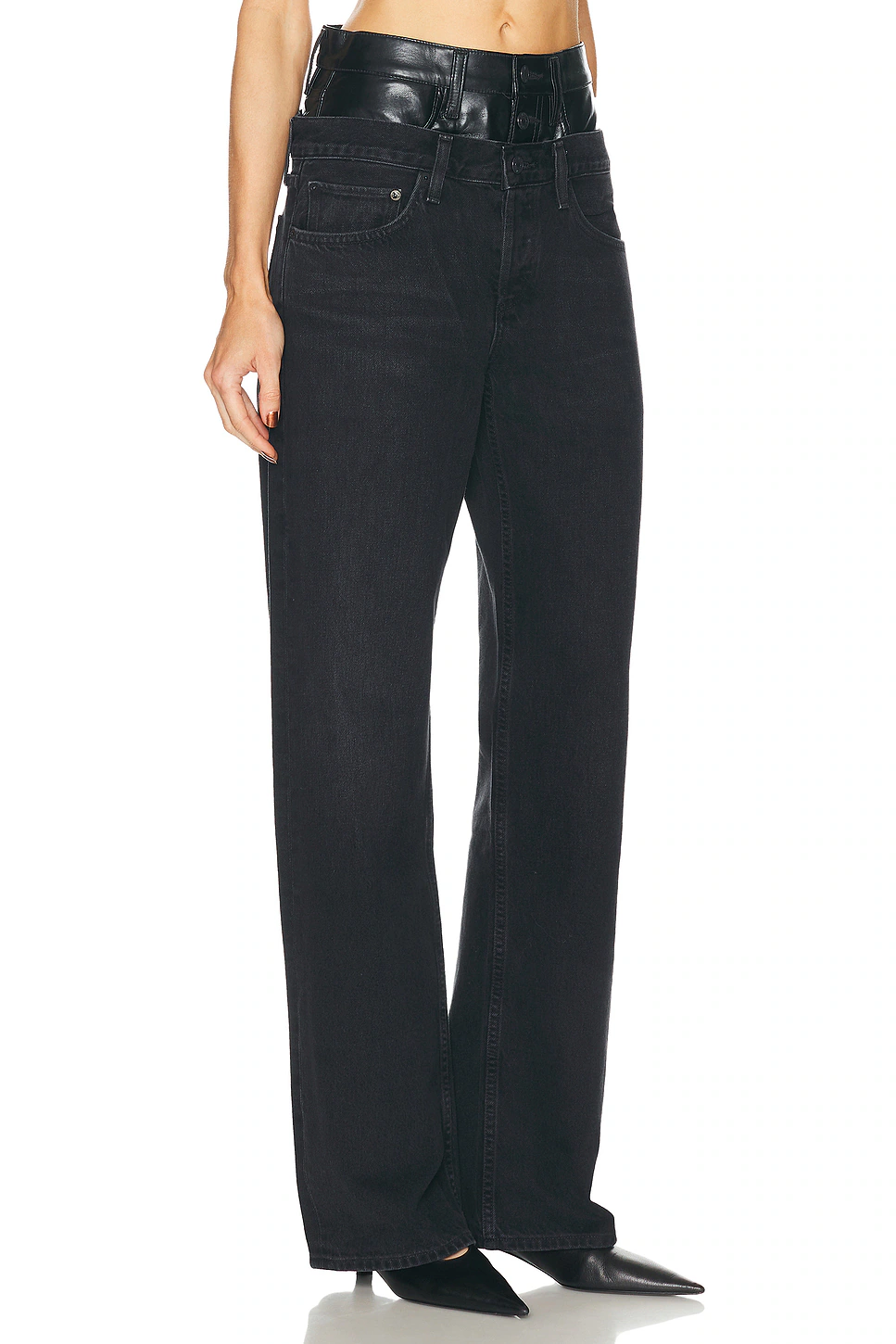 Elson High Rise Loose Jeans Detox & Raven