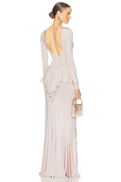 Amala Jersey Dress Dusty Rose