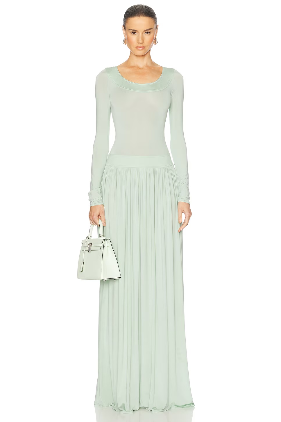 Aesther Jersey Dress Seafoam