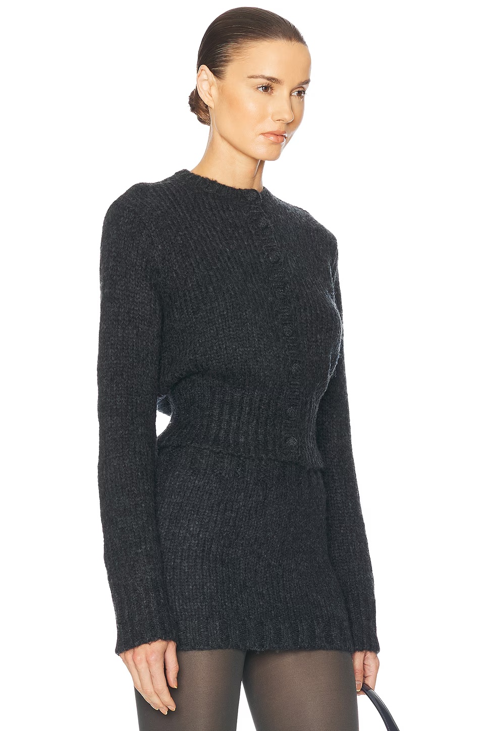 Annabelle Cardigan Dark Heather Grey