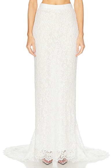 The Forever Audrey Skirt White