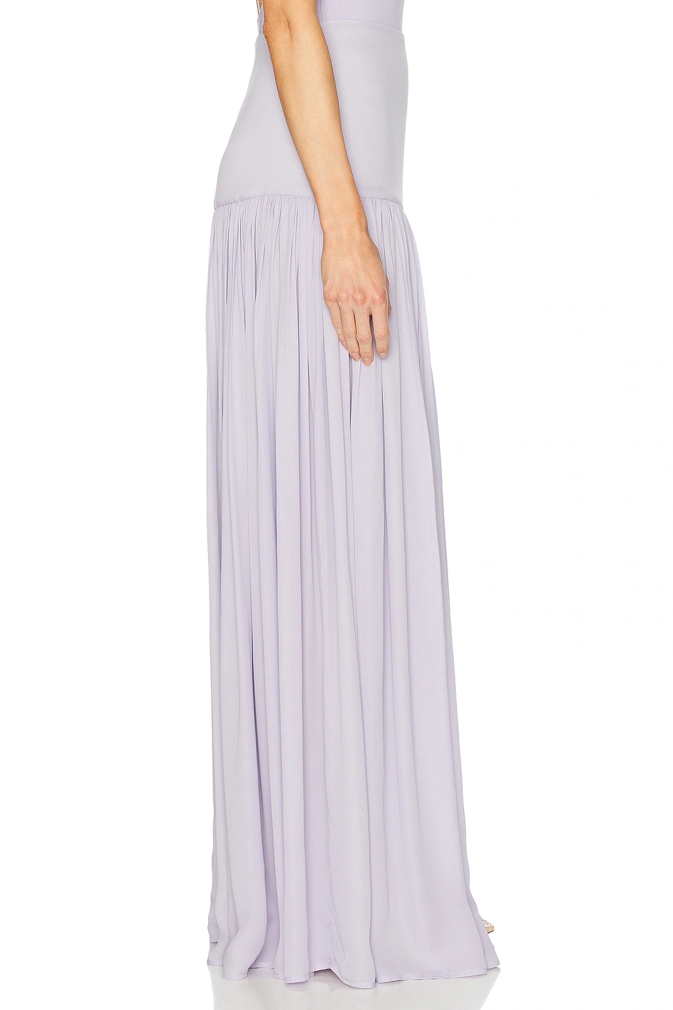 Diaphanous Maxi Skirt Purple Heather