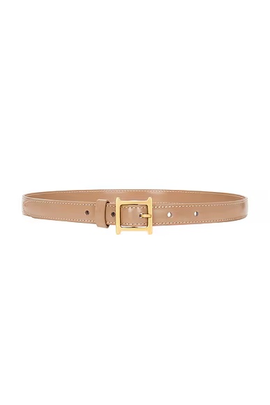 Logo Mini Waist Belt Tawny