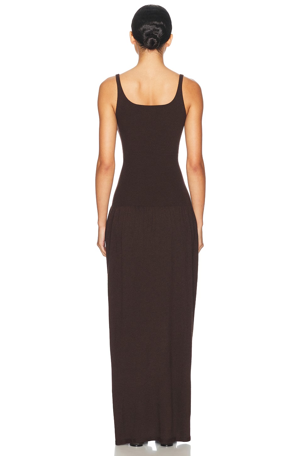 Maddison Maxi Knit Dress Brown