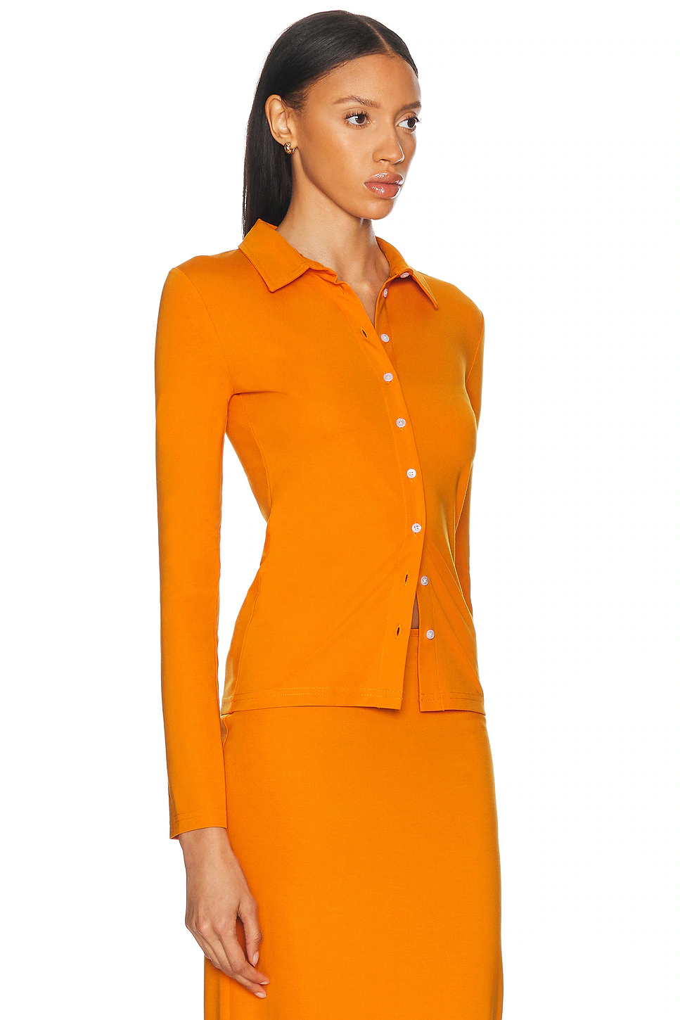 Le Polo Top Apricot Orange