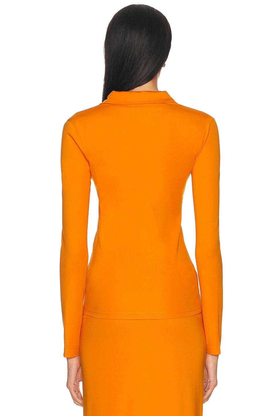 Le Polo Top Apricot Orange