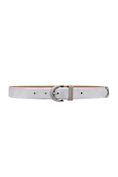 Bambi Antique Silver 25mm Belt Silver