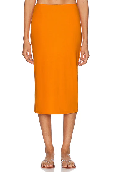 Tube Skirt Apricot Orange